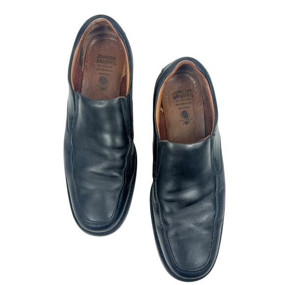 Johnston & Murphy XC4 Stanton Moc Loafers Waterproof Leather Black Size 10 - Picture 4 of 6